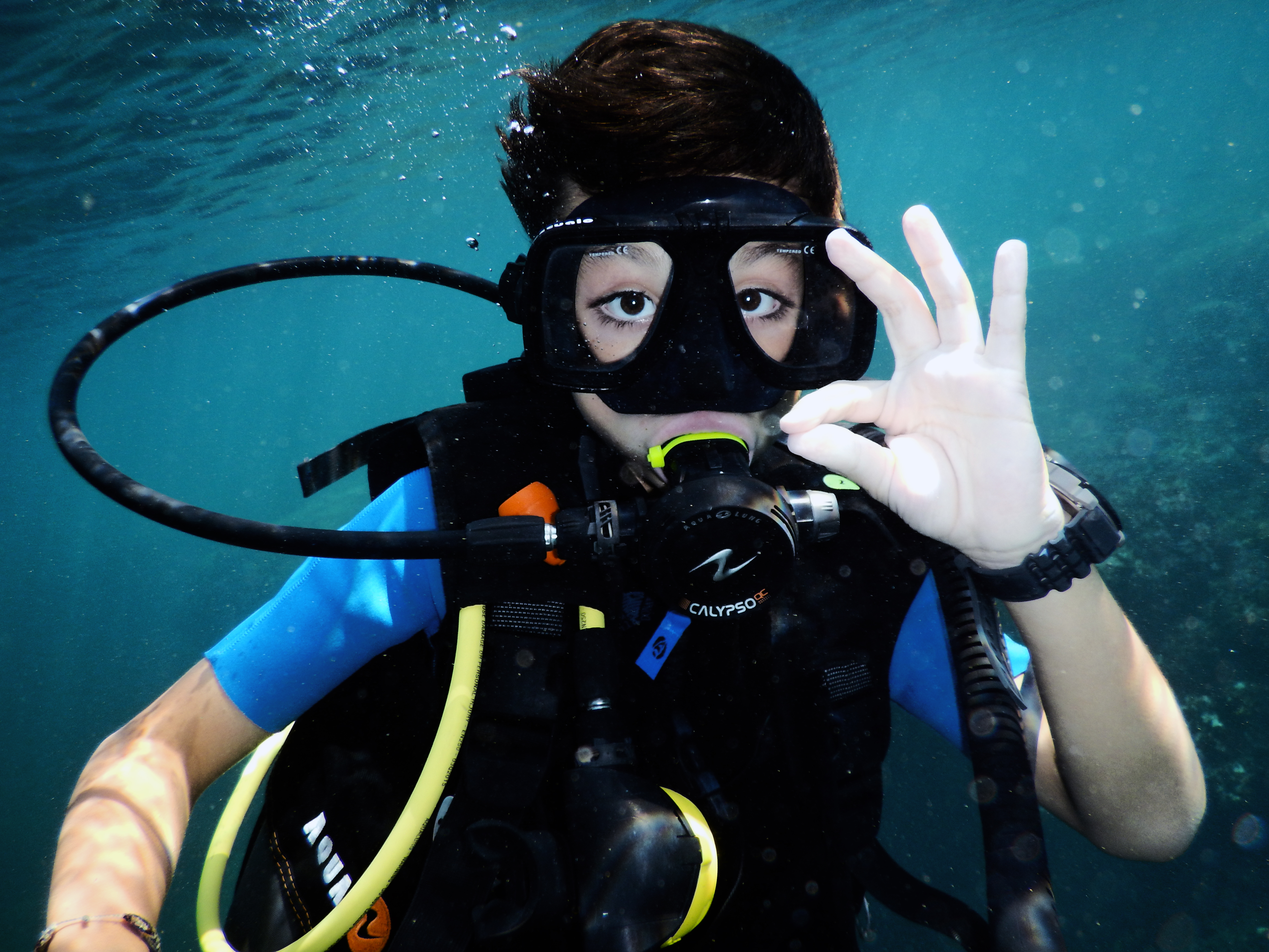 Buceo para niños